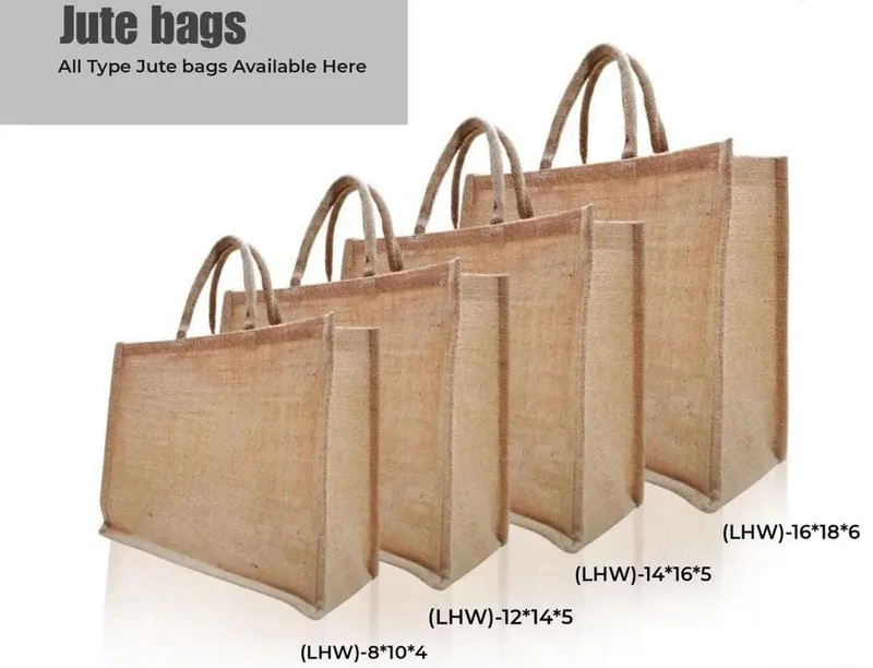 Different Size Jute Bags