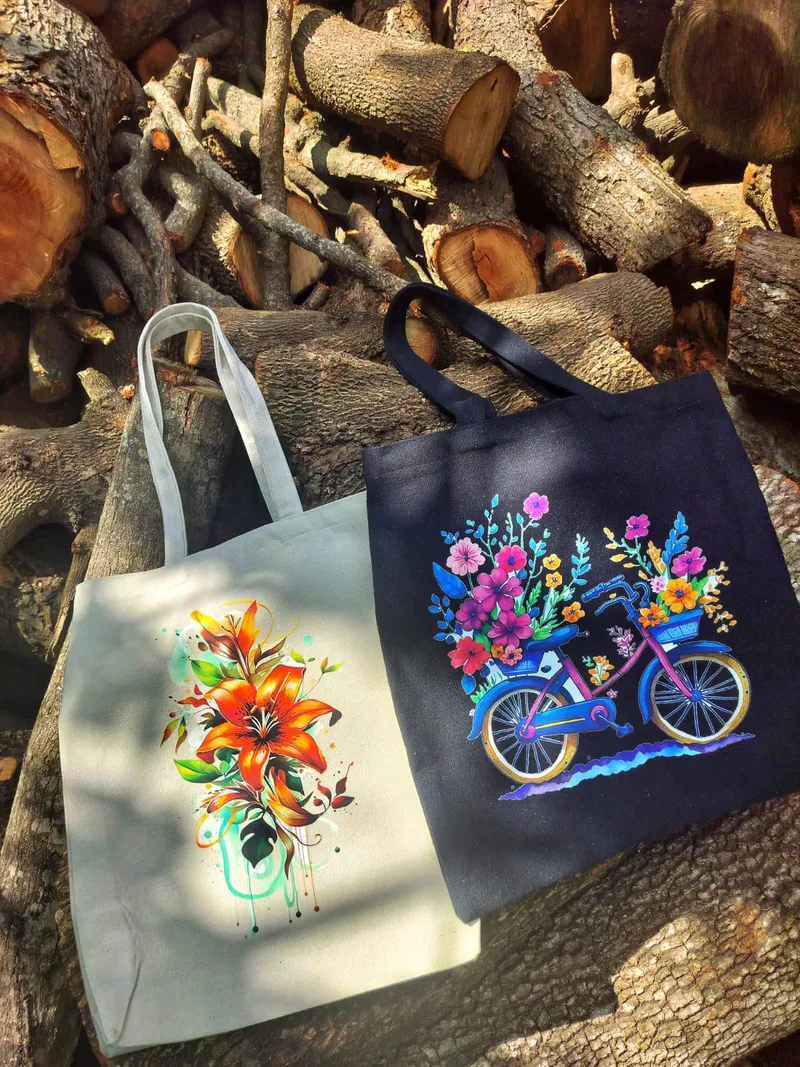 Cotton Loop Handle Bag