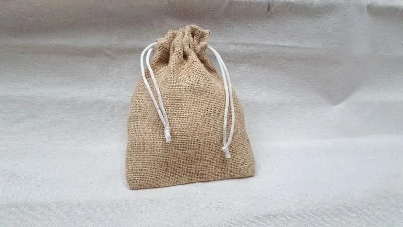 Jute Plain Pouch Bag
