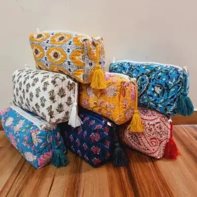 Printed Pouch Cotton Bags