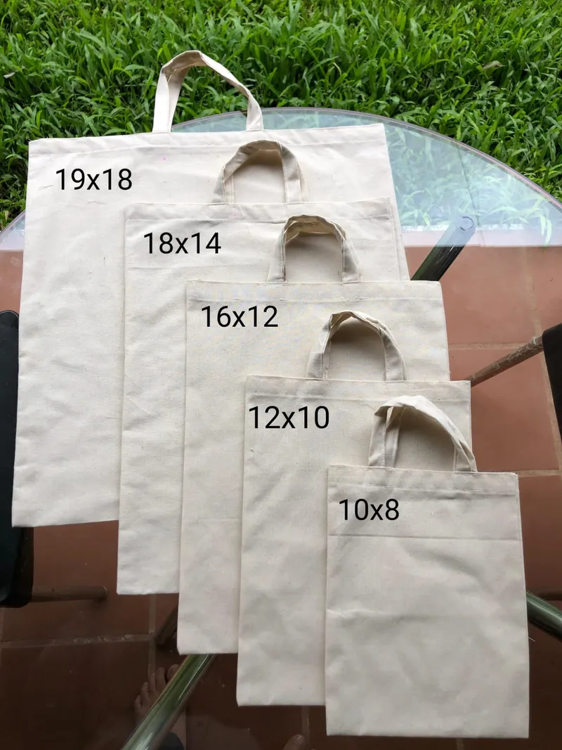 Cotton Bags with Size Options